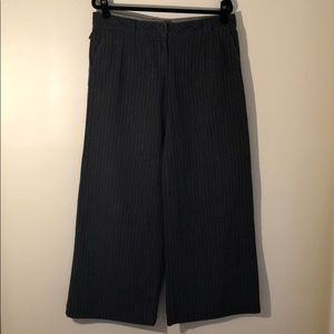 Pin striped gray pants